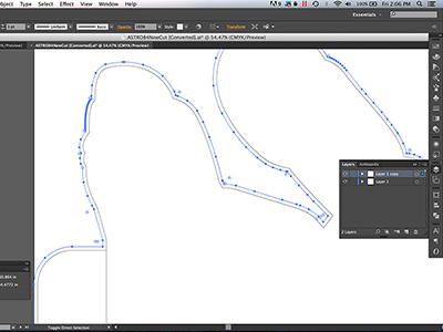 Offset path complete